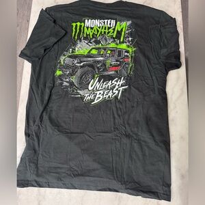 Monster Mayhem Black Graphic Tee